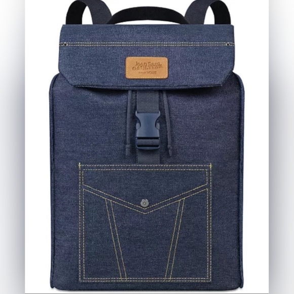 Jean Paul Gaultier Handbags - JEAN PAUL GAULTIER Denim Weekender Backpack NWT